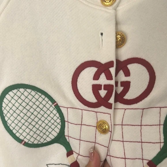 Like new GUCCI
REVERSIBLE TENNIS JACKET CARDIGAN - Picture 4 of 8